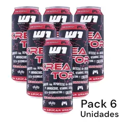 WINKLER NUTRITION - 6 energéticas Kreator extreme punch cafeína 473 ml -Winkler Nutrition
