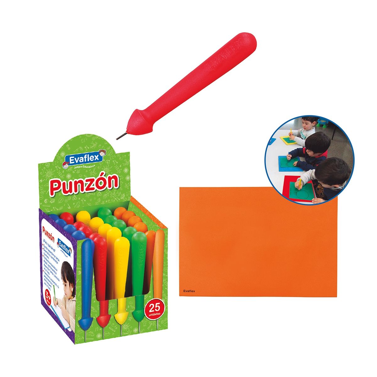 EVAFLEX - PUNZÓN   25  UNIDADES