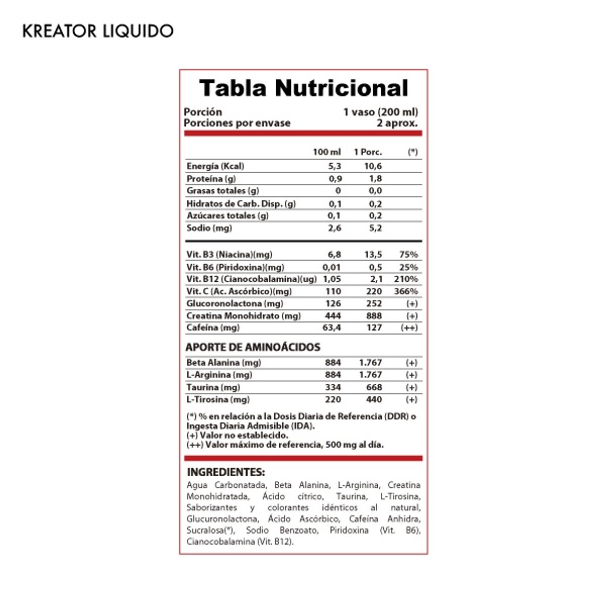 WINKLER NUTRITION - ENERGETICA KREATOR 473ML EXTREME PUNCH - WINKLER NUTRITION