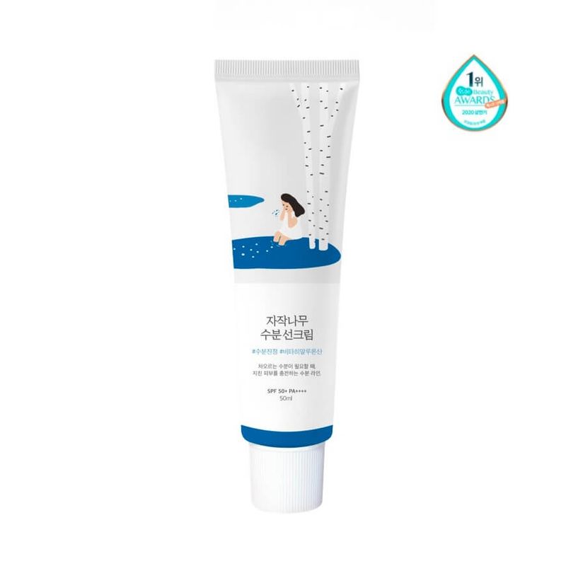 ROUND LAB - Protector Solar Coreano Birch Juice Moisturizing Sun Screen SPF 50 Hidratante.
