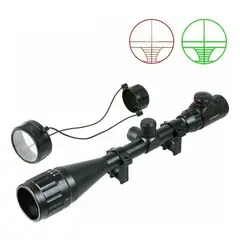 U BUY - Miraa Telescopicaa Rifl3s Pccp Caza Iluminada 6-24x50 Riel 11mm