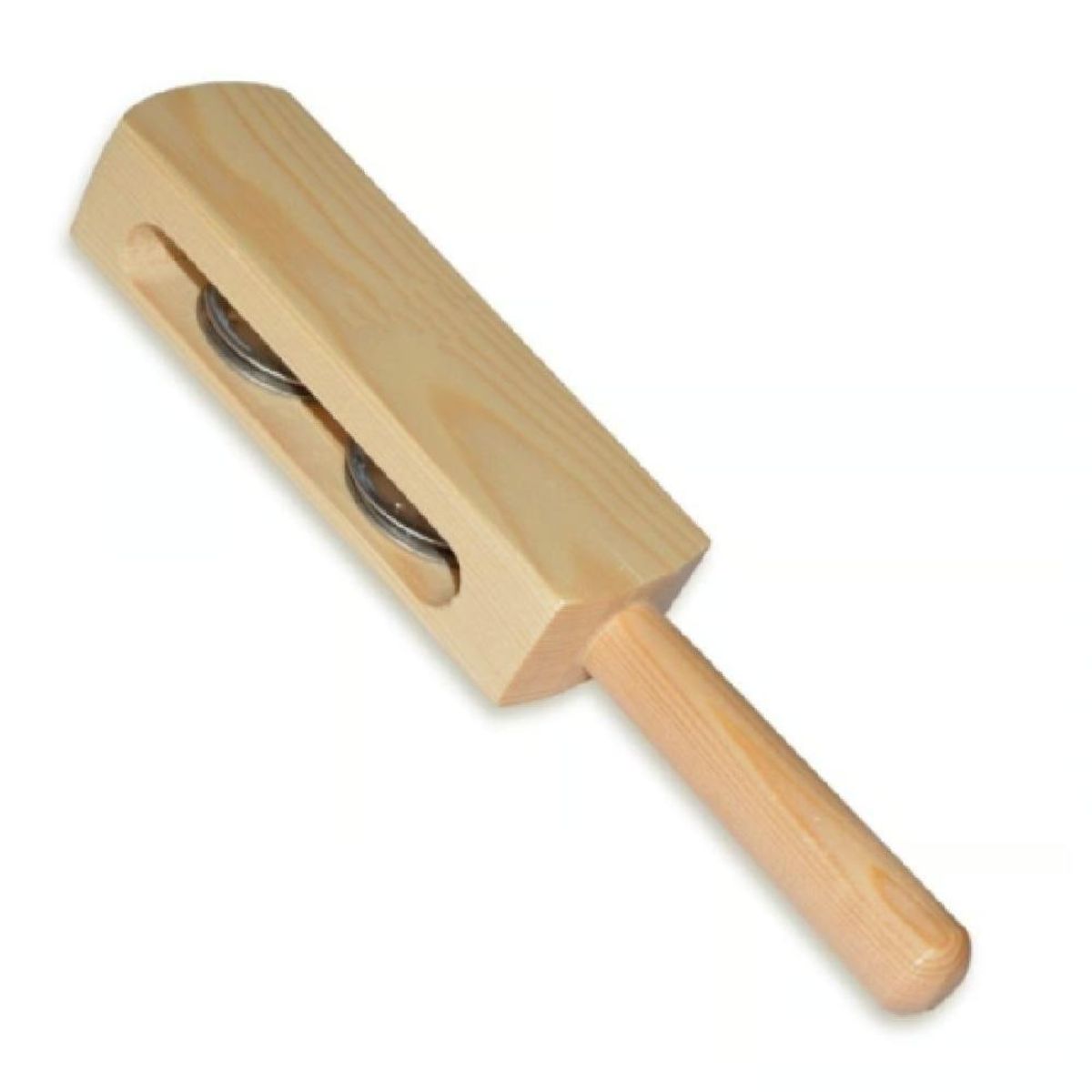 MLION - Sonajero de madera con tapa Mlion Nat - Crema