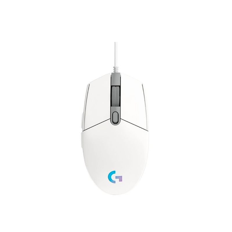 LOGITECH - Mouse gamer Logitech G Series Lightsync G203 blanco