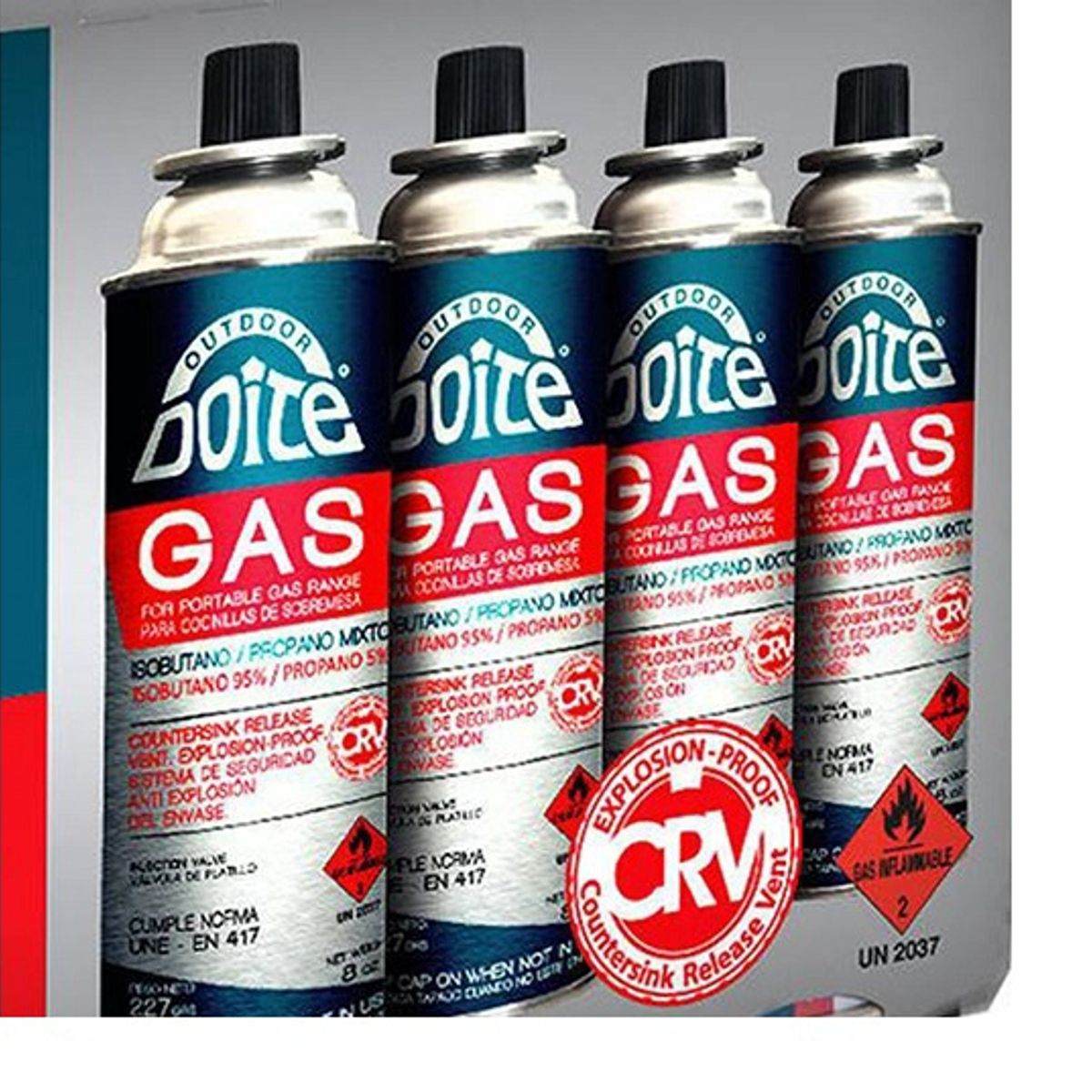 DOITE - Pack 4 De Gas Para Cocinillas