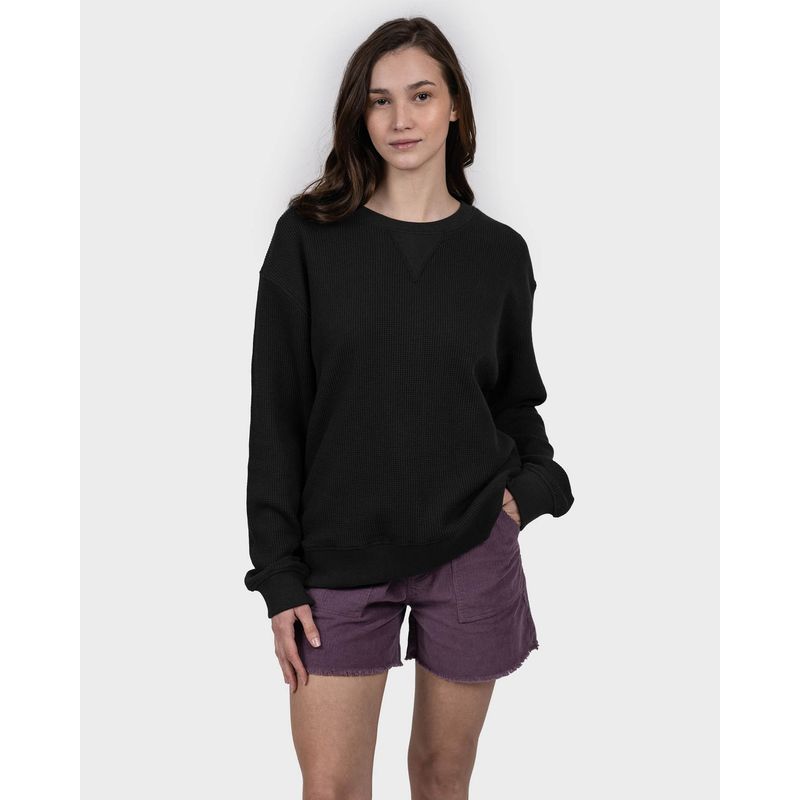 GNOMO - Poleron Eco Gelbin Mujer Black Gnomo