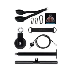 SDFIT - Polea Gym Fitness Cable Triceps Mosquetón- Set Attach SD-004