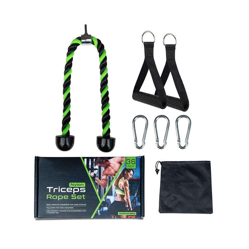 SDFIT - Cuerda Triceps Manillas Mosquetones - Set Attach Sd-006