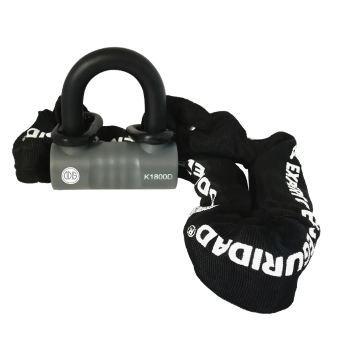 ODIS - Candado Bicicleta U Lock Odis K1800D Con Cadena 10mm X 1,1 M Llave Disco