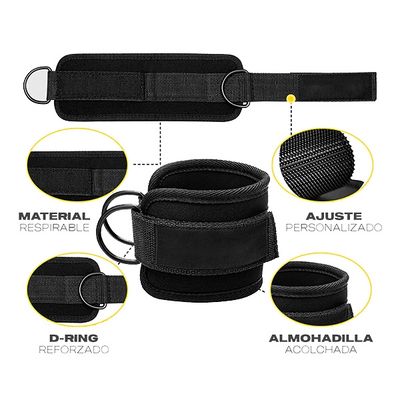 Imagen 2 del producto Cuerda Triceps Muñequeras Tobilleras - Set Attach SD-007