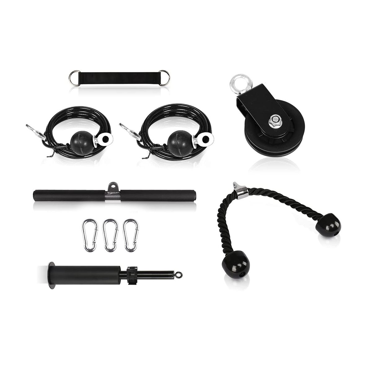 SDFIT - Cuerda Triceps Tomada Doble Cable Gym - Set Attach SD-008