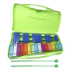 U BUY - Metalófono 25 Notas Cromático Didáctico Marca Ubuy VERDE