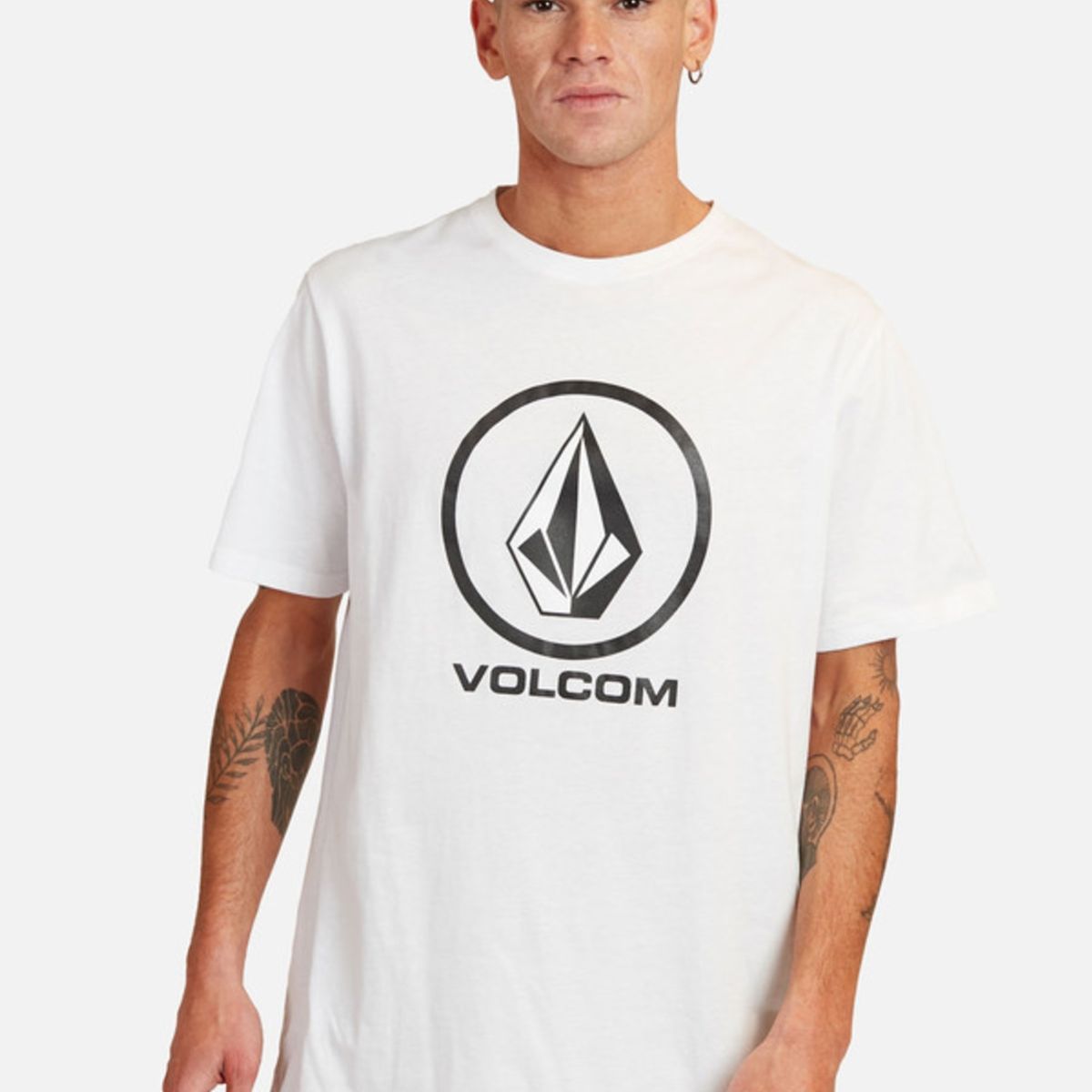 VOLCOM - Polera Crisp Stone  Blanco Hombre Volcom.