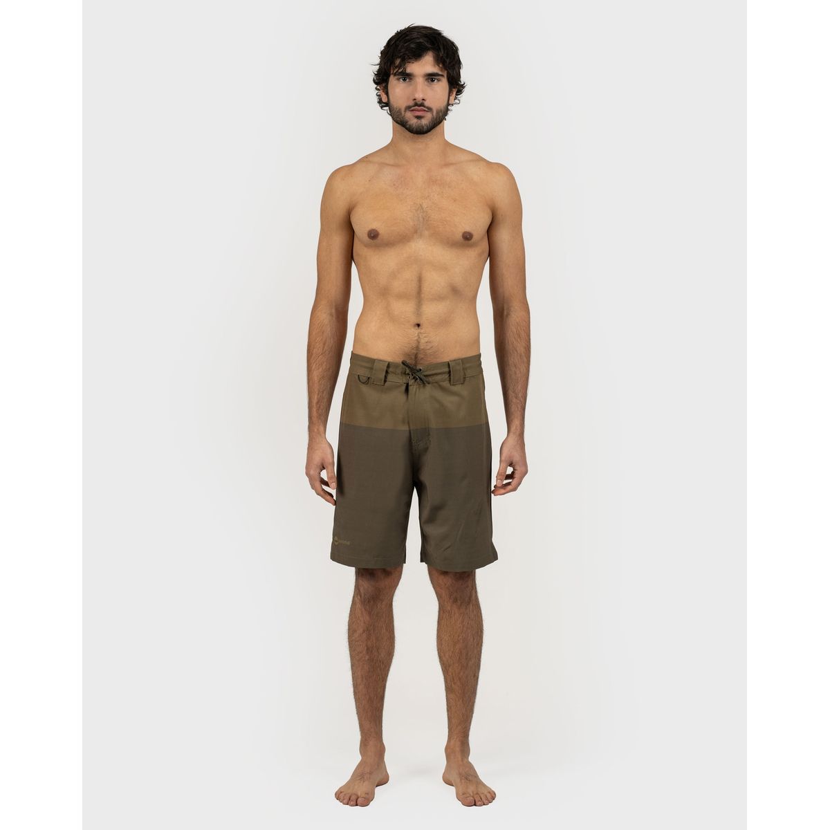 GNOMO - Traje de Baño Brankor Hombre Bitono OliveGreen Gnomo._.