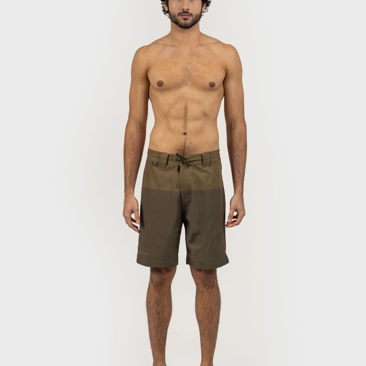 GNOMO - Traje de Baño Brankor Hombre Bitono OliveGreen Gnomo._.