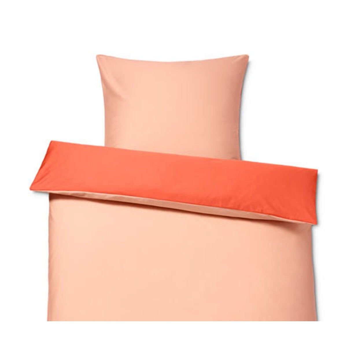 TCHIBO - Ropa Cama Algodón Tencel Coral 1 Plaza Tchibo