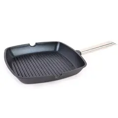 OEM - SARTEN PLANCHA CHURRASQUERA DE 28 CM ONIX