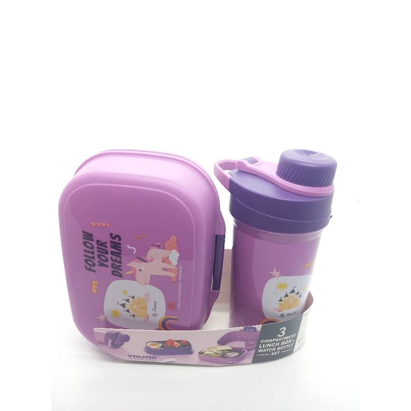 GENERICO - Lonchera fiambrera 1000ml diseño dibujos animados para niños