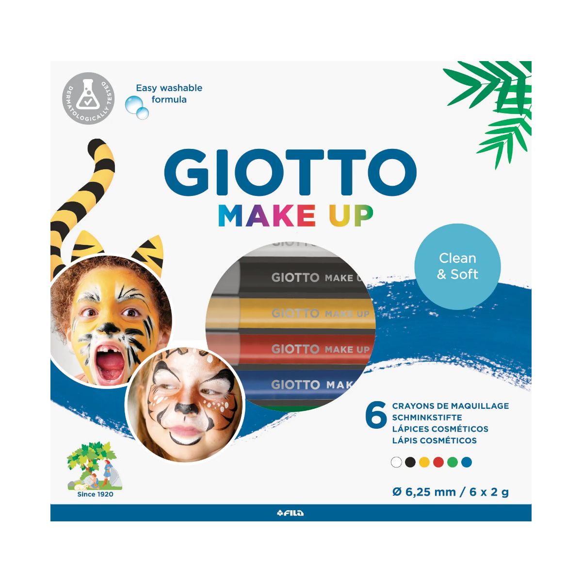 GIOTTO - Lapices Giotto Make Up Clasicos - 6 Unidades