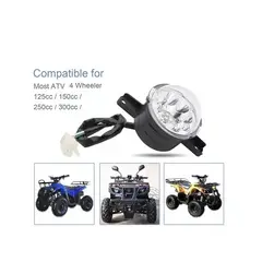 GENERICO - 2 Faros Delanteros Led Atv De 12 V, 125 Cc, 150 Cc, 250 Cc,