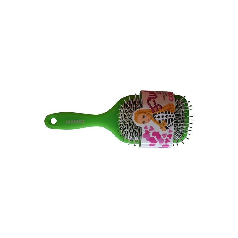 HOMEWELL - Cepillo Acolchado Flirty Verde Conair HOMEWELL.