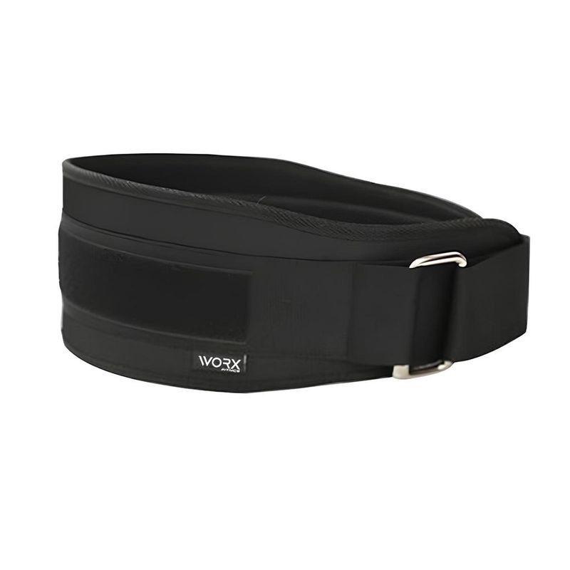 WORX - Cinturon Levantamiento Pesas Worx Gym Crossfit - Negro - M