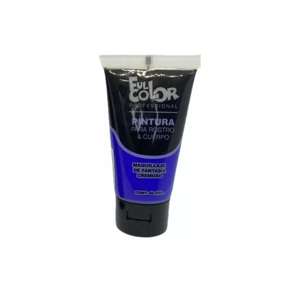 HUDSON - Pintura Azul De Cuerpo Y Cara Full Color Para Fiestas.