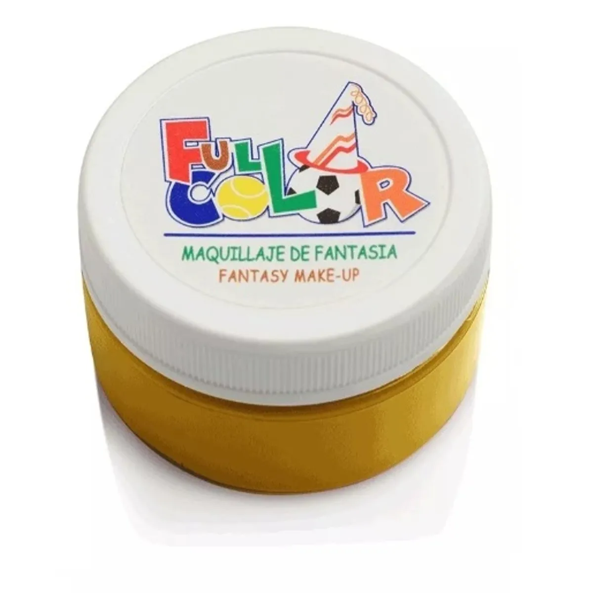 HUDSON - Pintura - Maquillaje Pote Amarillo De Cuerpo Y Cara Full Color.