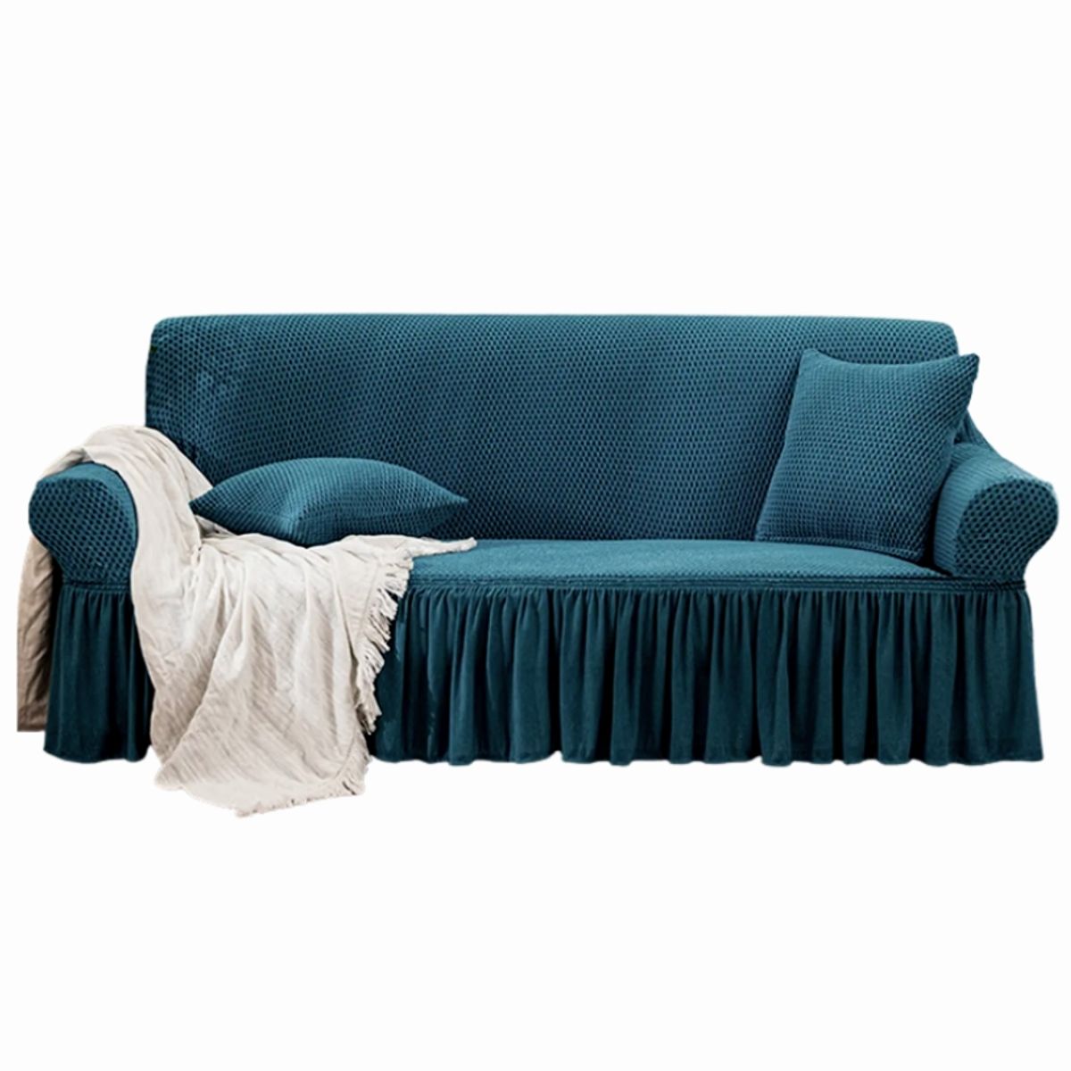 GENERICO - Funda Protectora Cubre Sillon Turca de 4 CUERPOS