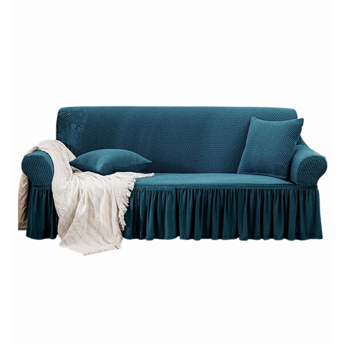 GENERICO - Funda Protectora Cubre Sillon Turca de 4 CUERPOS