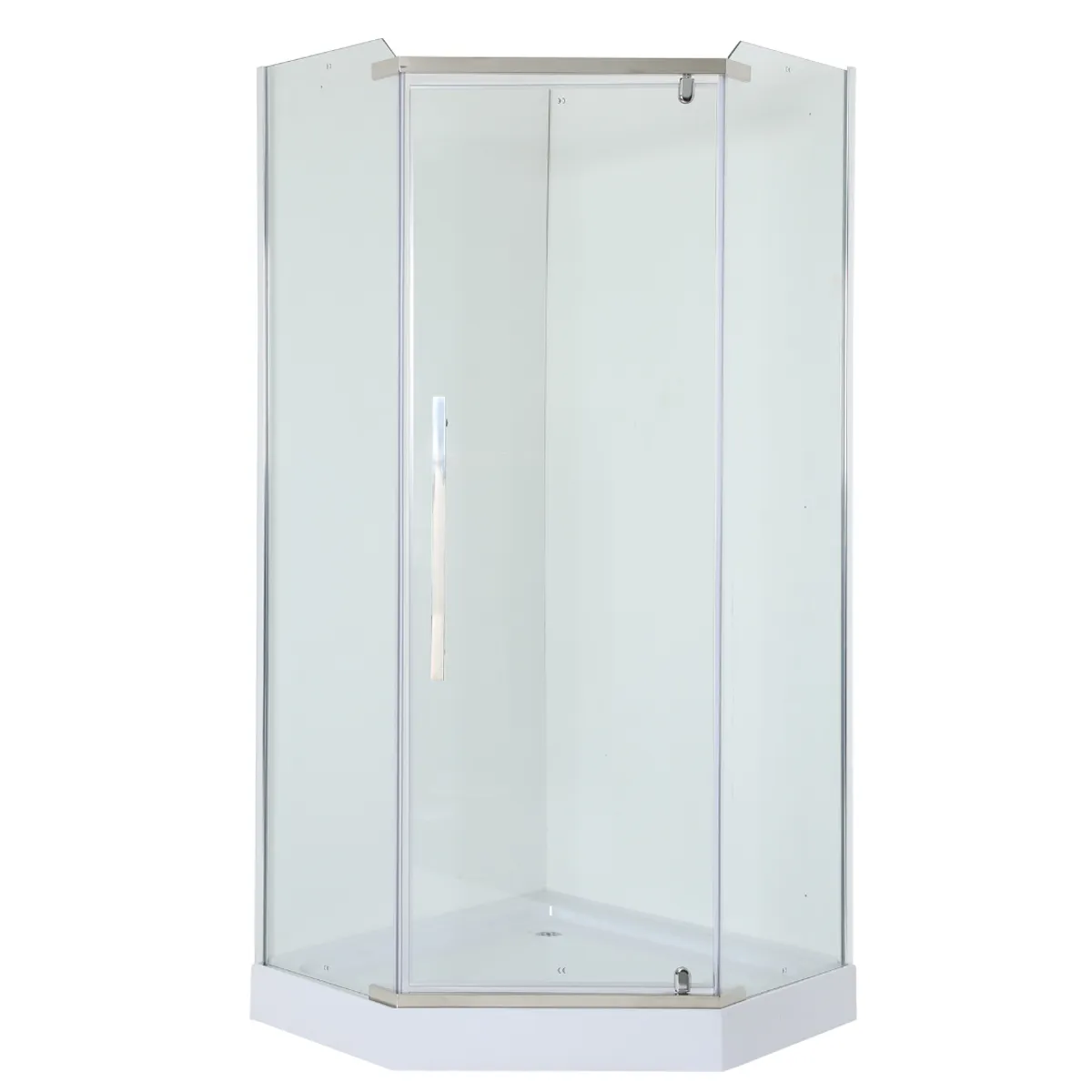 JOYTEK - Shower Door 90x90cm 6mm Mampara Diamante INCLUYE RECEPTÁCULO