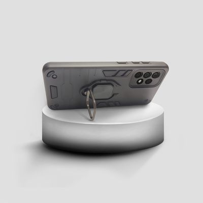 Imagen 2 del producto CARCASA PARA SAMSUNG A52S NEGRA ANTIGOLPE ANILLO PROTECTOR CAMARA