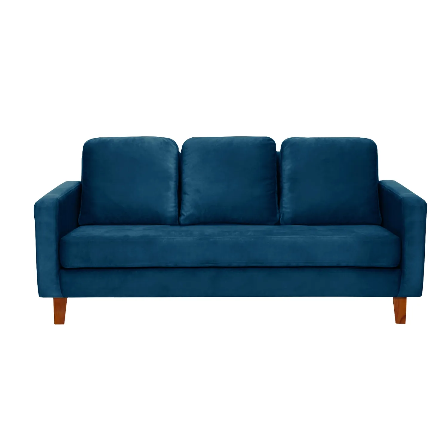 LATAM HOME Sofá Latam Home Venecia 3 Cuerpos Azul Petróleo