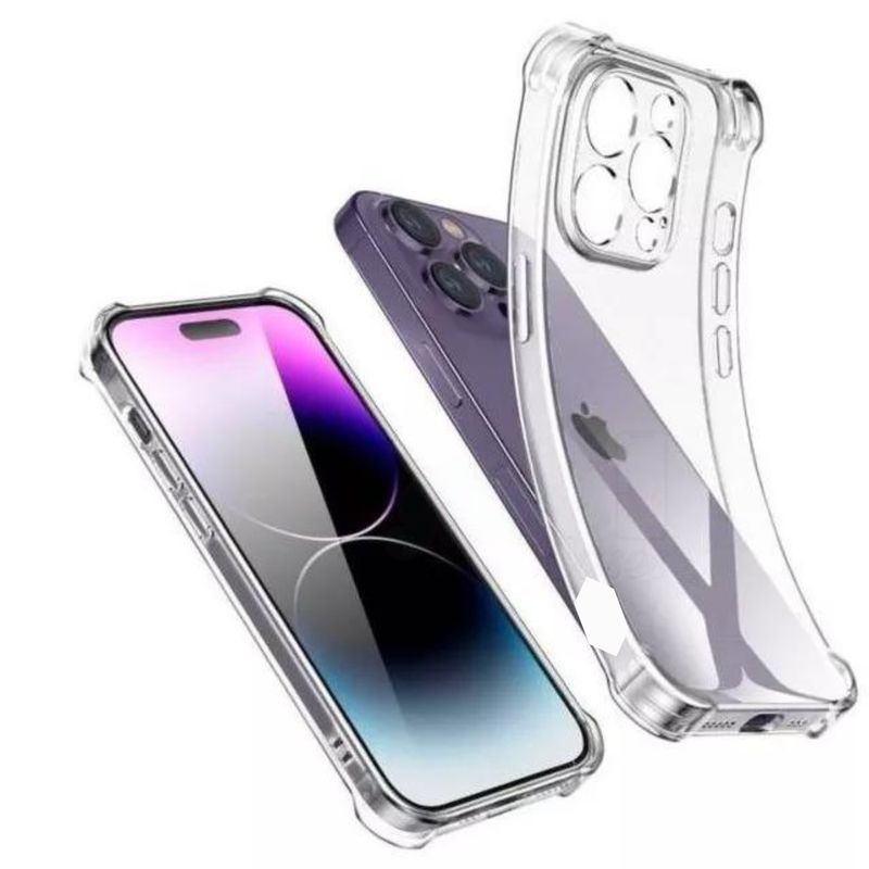 GENERICO - Carcasa Para iPhone 15 Pro Max Transparente Reforzada