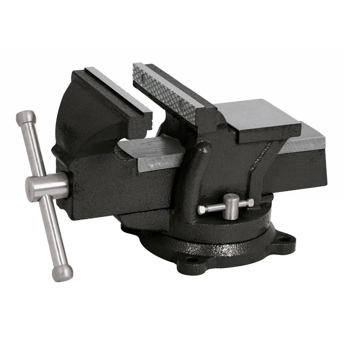 GENERICO - Prensa Tornillo Banco Fierro 6 Pulgadas, Ajustable Industrial.