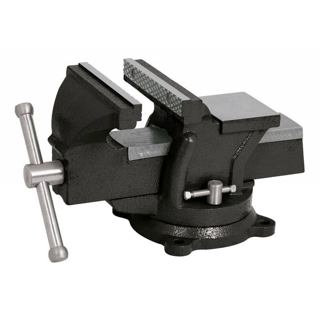 GENERICO - Prensa Tornillo Banco Fierro 6 Pulgadas, Ajustable Industrial.