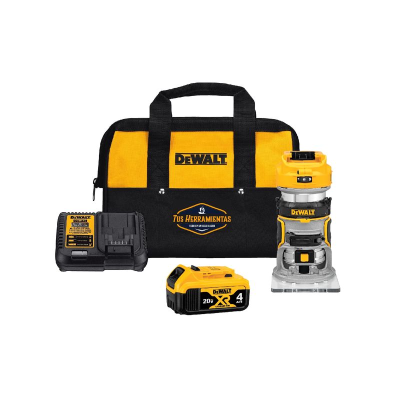 DEWALT - Router Inalámbrico 20v Xr Brushless Dewalt Dcw600m1