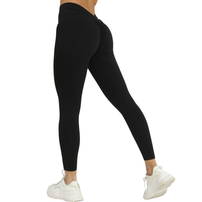 SUKHA - Calzas Leggings Push Up Corte V Negro