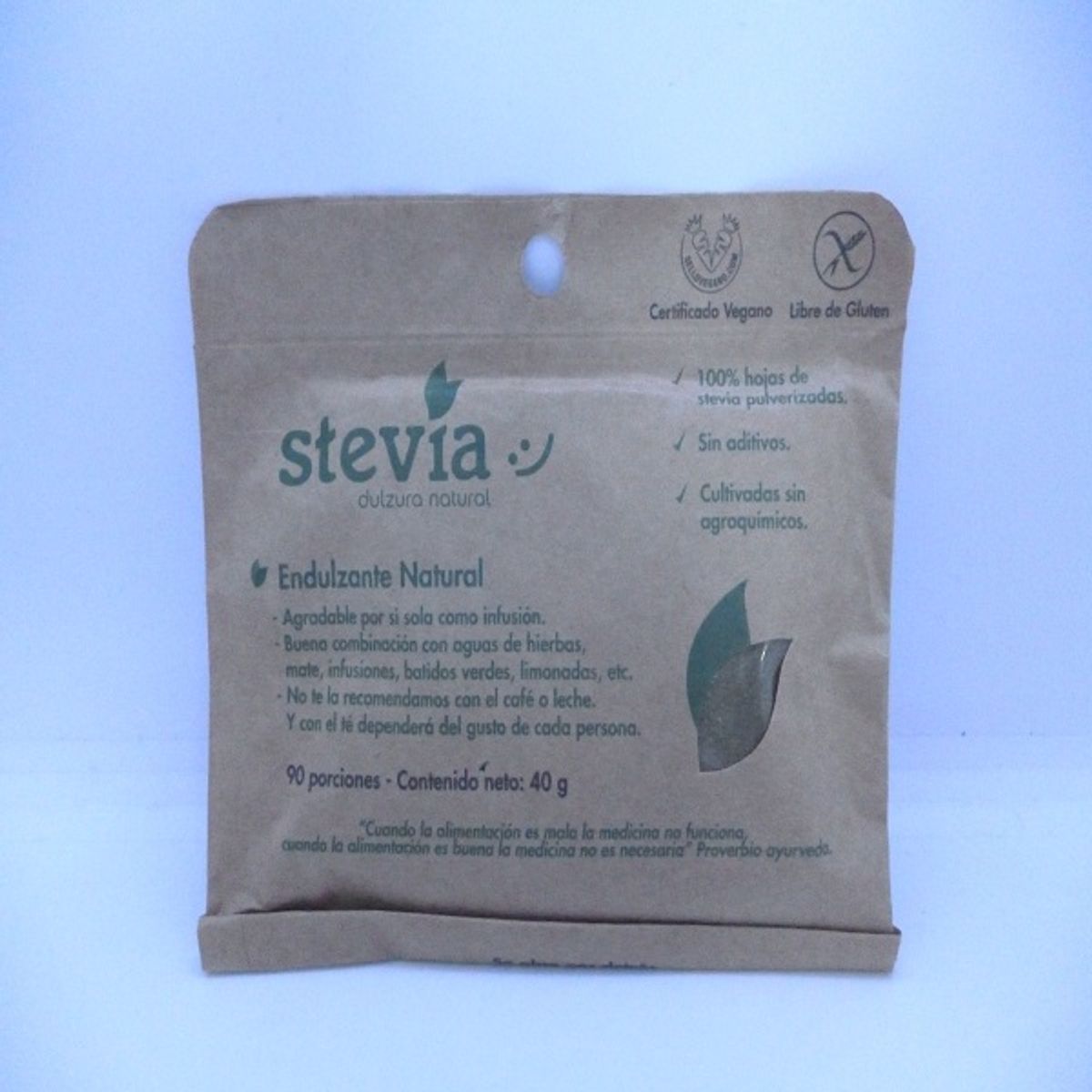 DULZURA NATURAL - Stevia En Hojas Dulzura Natural 40gr