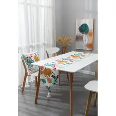 ANGELES DEL HOGAR - Camino De Mesa Medida 37x180cm Bordado
