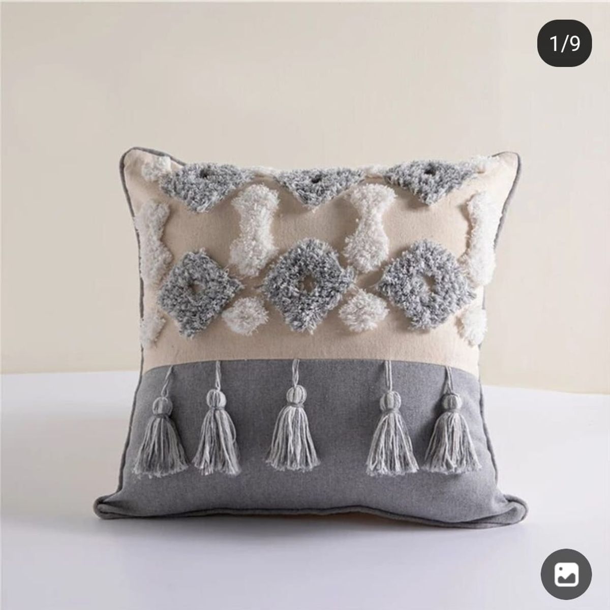 ANGELES DEL HOGAR - Pack 2 Unidades Fundas De Cojín Decorativa Nordico