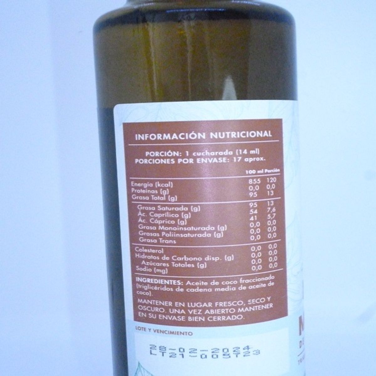 MANARE - Aceite De Coco MCT Manare 250ml