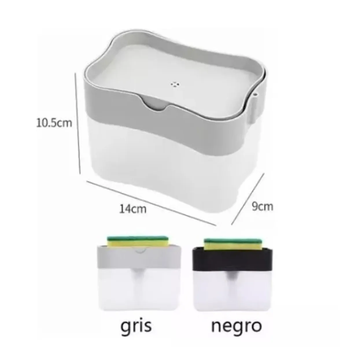 GENERICO - Dispensador Lavaloza Lavaplatos Jabón Con Esponja Jabon