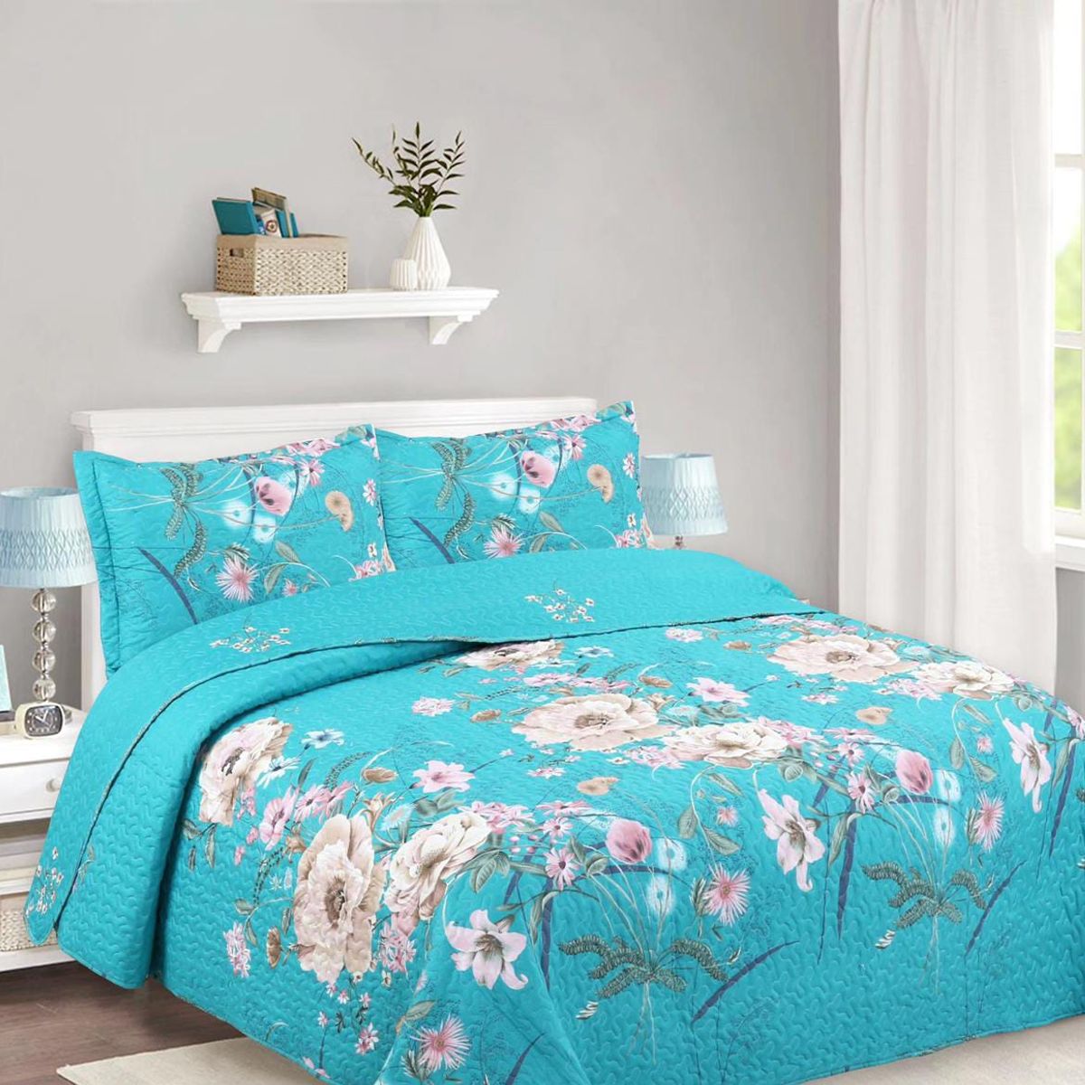 GENERICO - Cubrecama Quilt 2 plazas