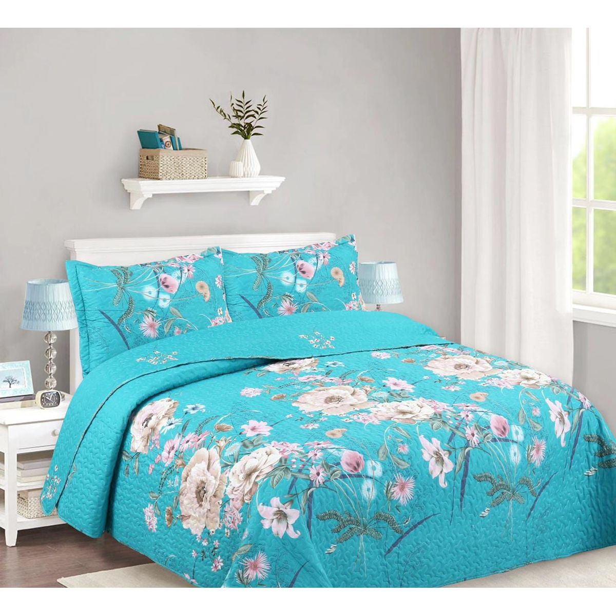 GENERICO - Cubrecama Quilt 2 plazas