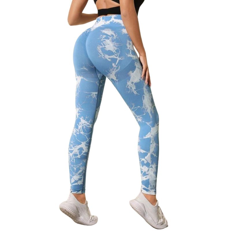 SUKHA - Calzas Leggings Push Up Celeste Oscuro