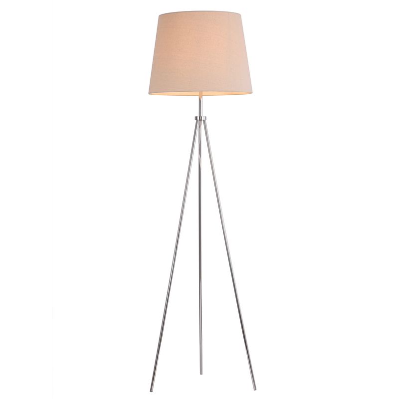DISEÑO 3 - Lámpara Pie Tripode Cromo P Cruda Diseño 3