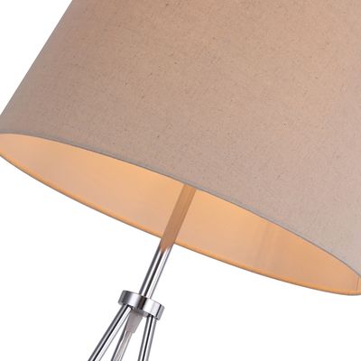 Imagen 2 del producto Lámpara Pie Tripode Cromo P Cruda