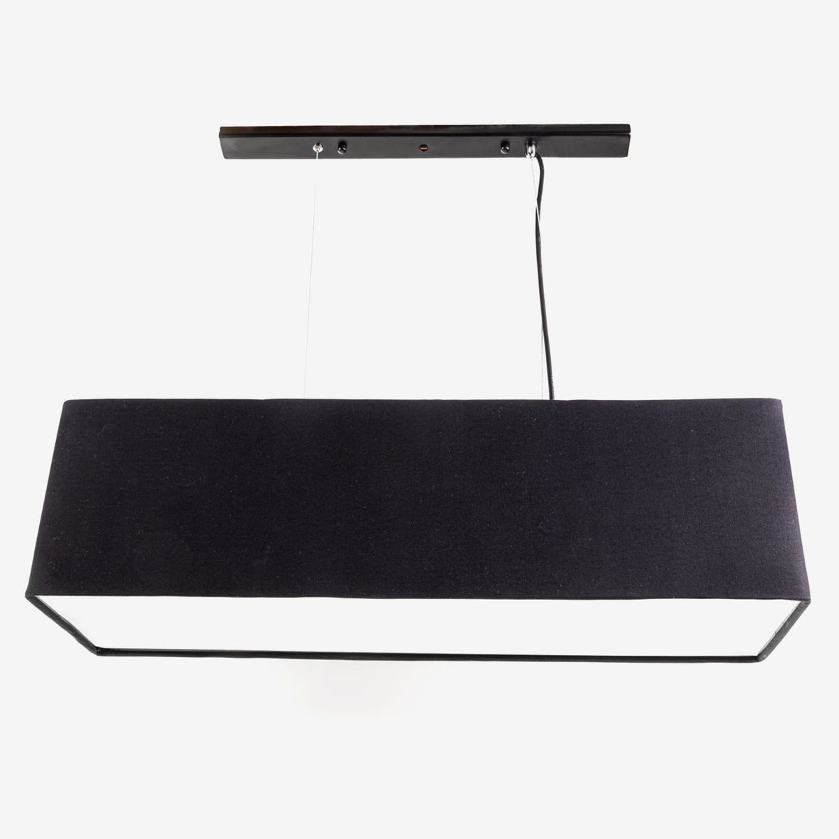 DISEÑO 3 - Lámpara Colgar R2 Cruda Negra 70 Cm Diseño 3