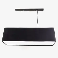 DISEÑO 3 - Lámpara Colgar R2 Cruda Negra 70 Cm
