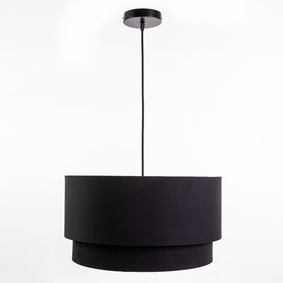 Imagen 2 del producto LÃ¡mpara Colgar 2P Negra C/Tapa DiseÃ±o 3